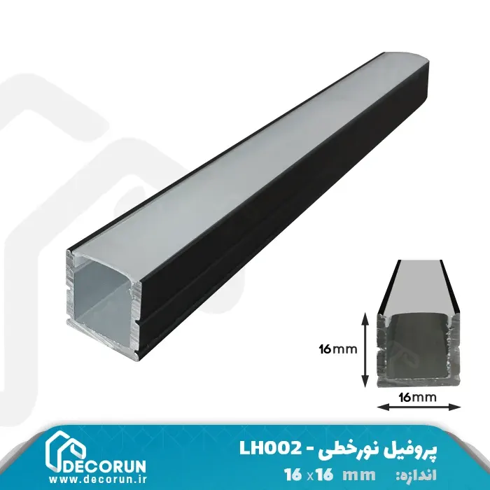 پروفیل نور خطی آلومینیومی LH002