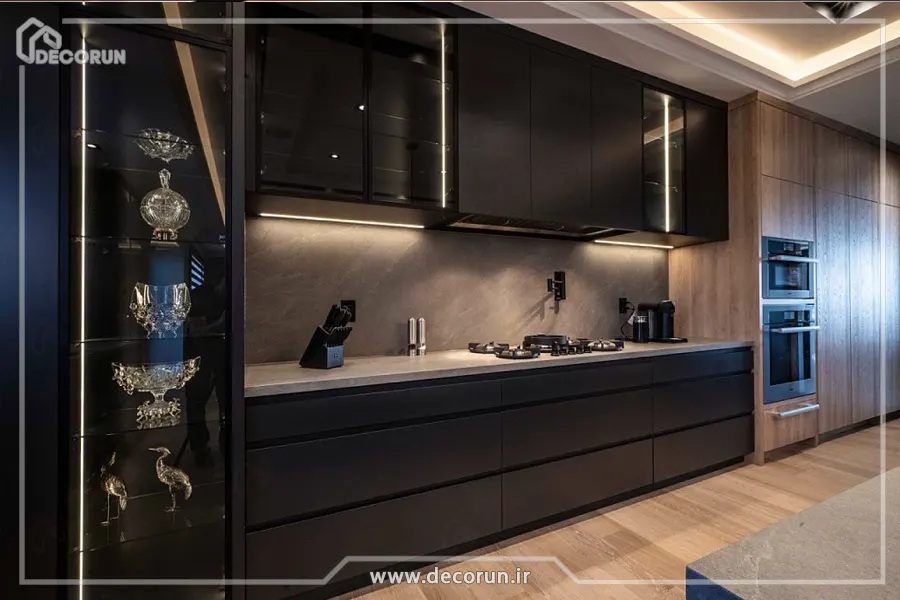 درب شیشه ای دکوفیکس کابینت