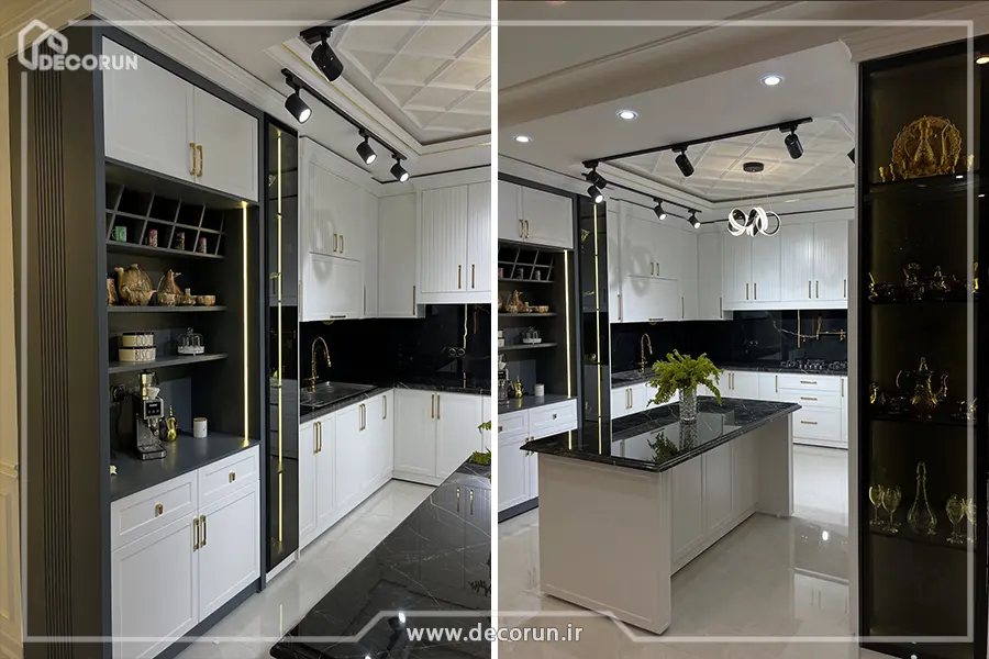 درب شیشه ای دکوفیکس کابینت