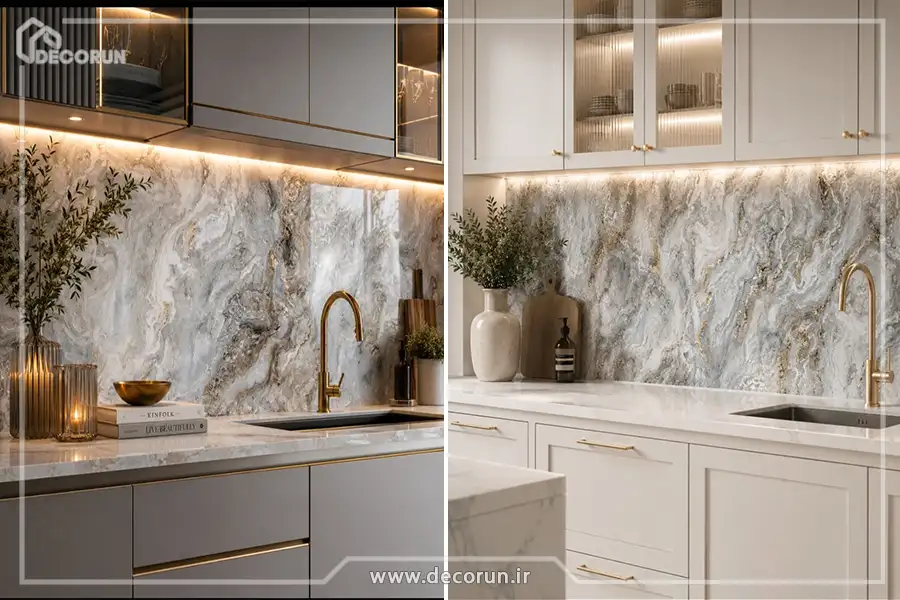 لاین نوری کنجی کابینت